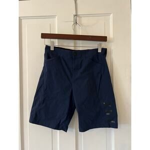 Fox Ranger kids 26 mountain biking cycling downhill shorts padded liner blue